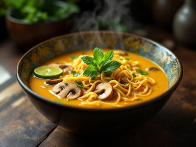 Curry Mushroom Noodle Soup