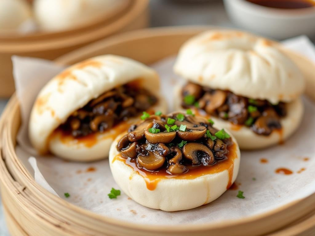Mei Cai Steamed Bun Sliders