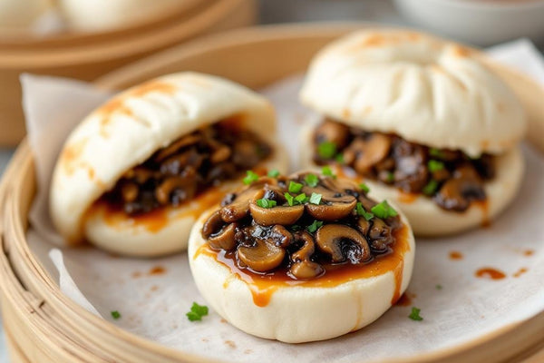 Mei Cai Steamed Bun Sliders