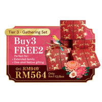 Love Earth X Pinxin CNY Hamper Gift Box serving suggestion - Pinxin Vegan