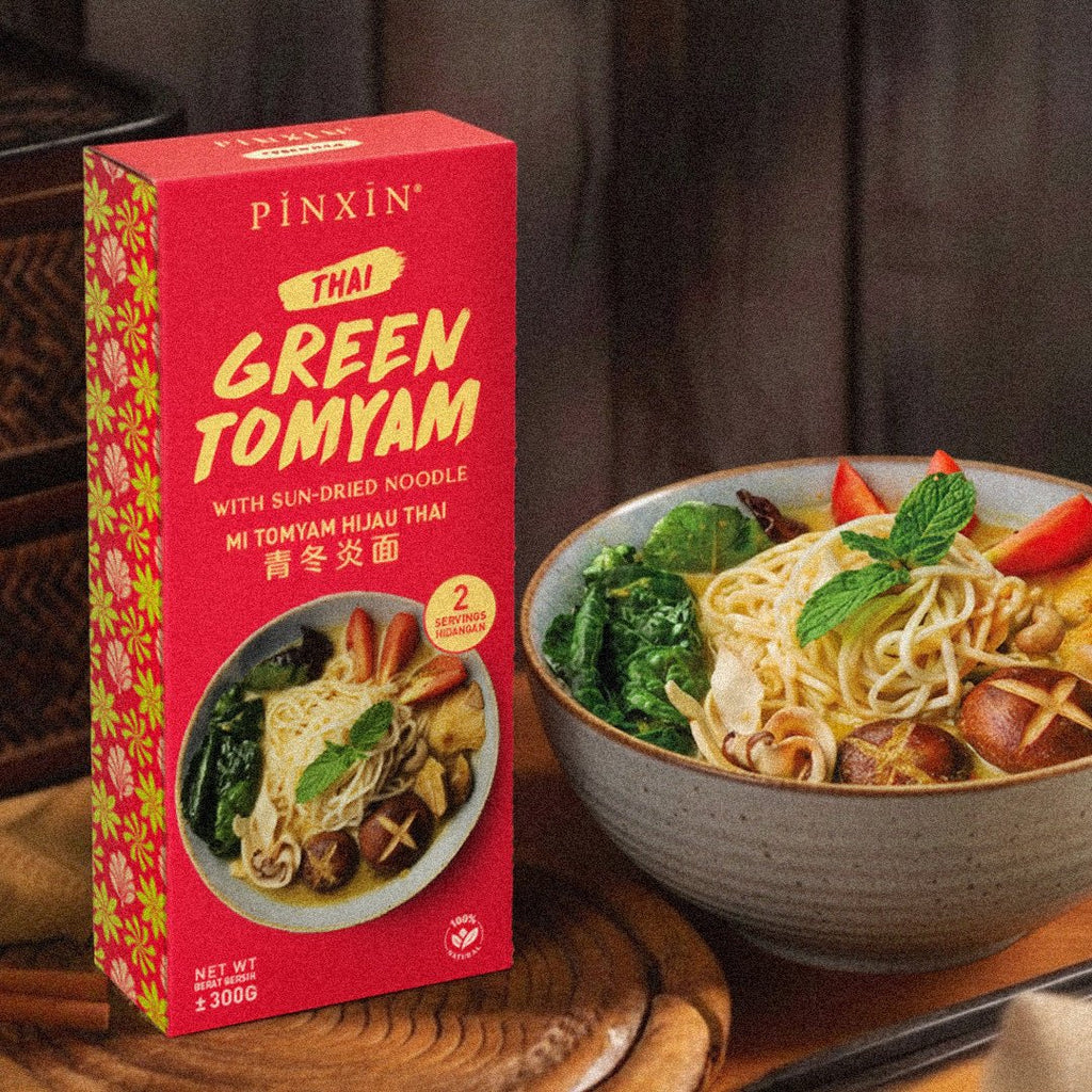 (NEW)Thai Green Tomyam (Sun - Dried Ramen) - Pinxin Vegan Cuisine