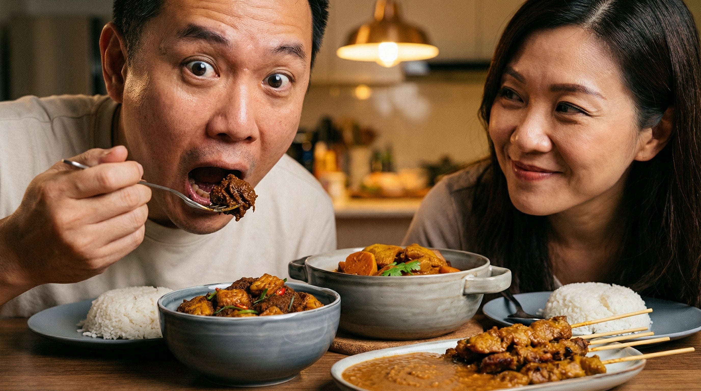 Meat-lover first bite