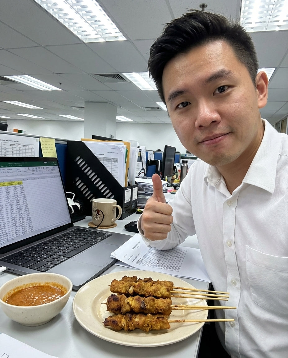 Office guy thumbs up