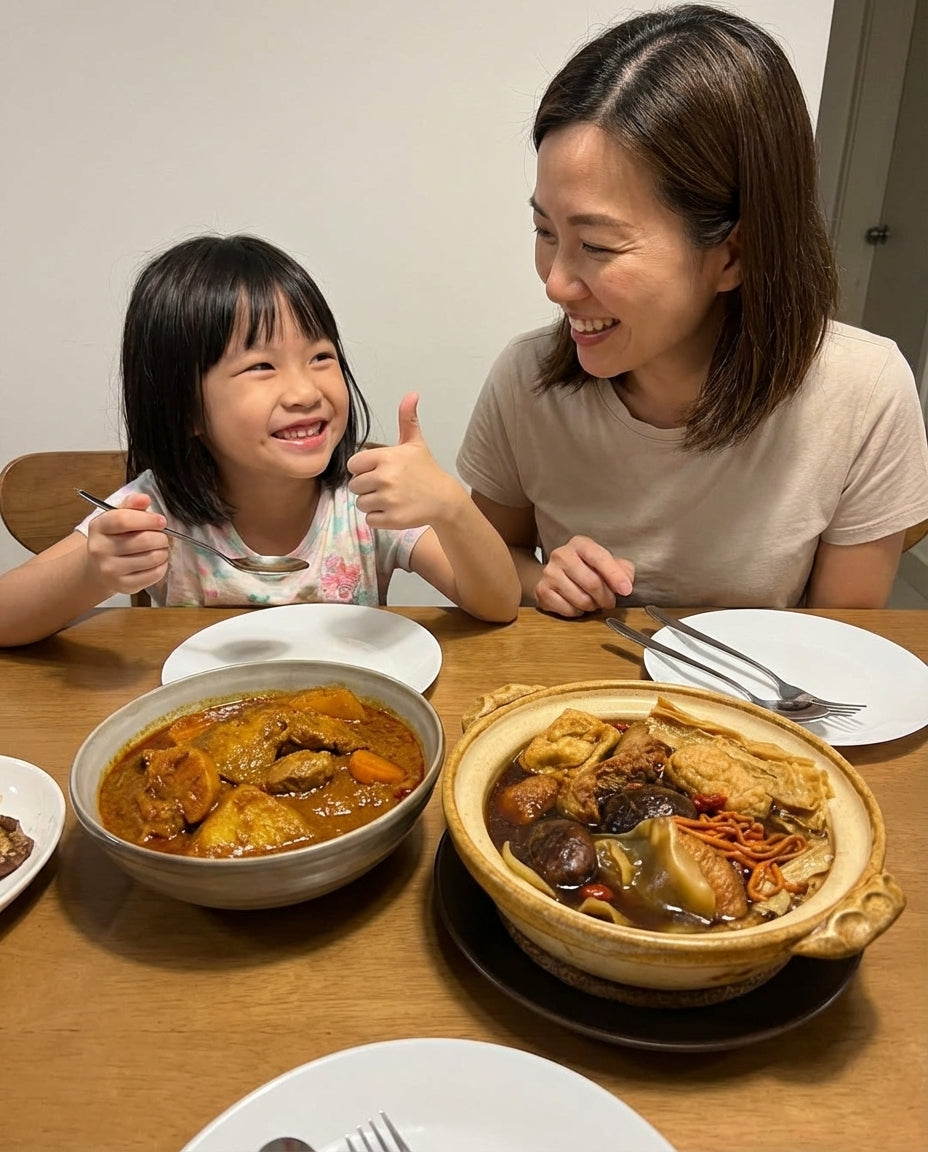 Mom and daughter